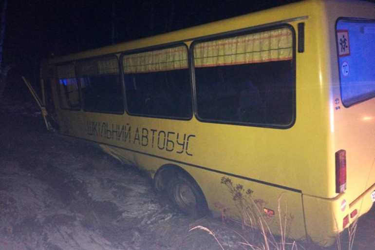 На Житомирщині сталася ДТП за участі шкільного автобусу, є постраждалі
