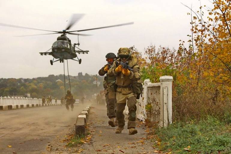 В зоні АТО українські військовослужбовці збили російський безпілотник