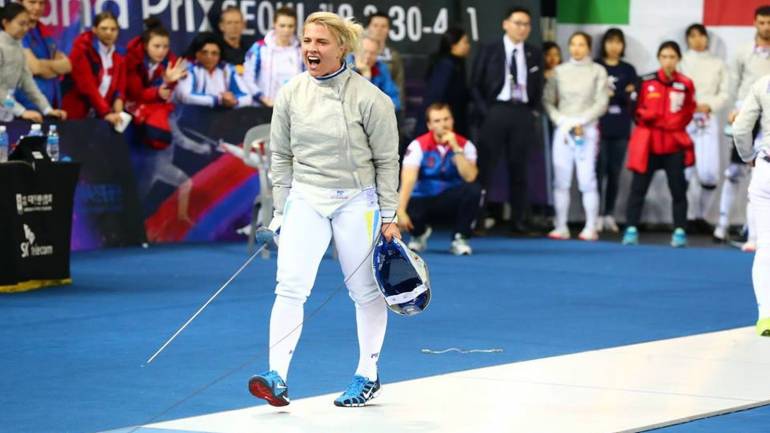Українська чемпіонка виграла &laquo;золото&raquo; Гран-прі з фехтування на шаблях в Сеулі